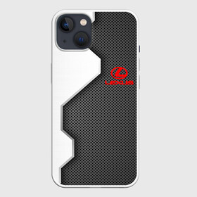 Чехол для iPhone 13 с принтом Lexus sport uniform auto ,  |  | auto | automobile | car | carbon | lexus | machine | motor | motor car | sport car | автомашина | бренд | легковой автомобиль | лексус | марка | спортивный автомобиль | тачка