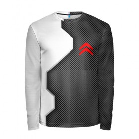 Мужской лонгслив 3D с принтом Citroen sport uniform auto , 100% полиэстер | длинные рукава, круглый вырез горловины, полуприлегающий силуэт | 