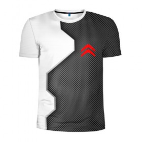 Мужская футболка 3D спортивная с принтом Citroen sport uniform auto , 100% полиэстер с улучшенными характеристиками | приталенный силуэт, круглая горловина, широкие плечи, сужается к линии бедра | Тематика изображения на принте: 