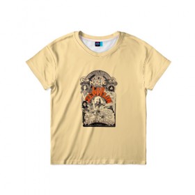 Детская футболка 3D с принтом Led Zeppelin Vintage , 100% гипоаллергенный полиэфир | прямой крой, круглый вырез горловины, длина до линии бедер, чуть спущенное плечо, ткань немного тянется | 