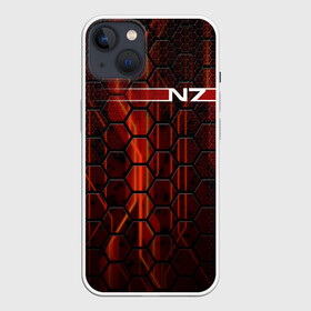 Чехол для iPhone 13 с принтом N7. ,  |  | abstract | game | geometry | logo | n7 | texture | абстракция | броня | геометрия | игра | костюм | лого | логотип | масс эффект | н7 | соты | стальная броня | шепард