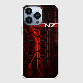 Чехол для iPhone 13 Pro с принтом N7. ,  |  | abstract | game | geometry | logo | n7 | texture | абстракция | броня | геометрия | игра | костюм | лого | логотип | масс эффект | н7 | соты | стальная броня | шепард