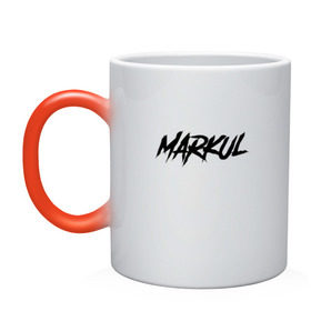 Кружка хамелеон с принтом Markul , керамика | меняет цвет при нагревании, емкость 330 мл | markul | маркул