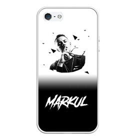 Чехол для iPhone 5/5S матовый с принтом Markul , Силикон | Область печати: задняя сторона чехла, без боковых панелей | markul | маркул
