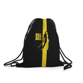 Рюкзак-мешок 3D с принтом Kill Bill , 100% полиэстер | плотность ткани — 200 г/м2, размер — 35 х 45 см; лямки — толстые шнурки, застежка на шнуровке, без карманов и подкладки | тарантино | ума турман
