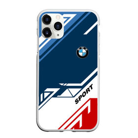 Чехол для iPhone 11 Pro Max матовый с принтом BMW SPORT , Силикон |  | auto | bmw | motorsport | sport | авто | автомобиль | автомобильные | бмв | бренд | марка | машины | моторспорт | спорт