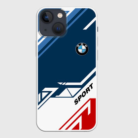 Чехол для iPhone 13 mini с принтом BMW SPORT ,  |  | auto | bmw | motorsport | sport | авто | автомобиль | автомобильные | бмв | бренд | марка | машины | моторспорт | спорт