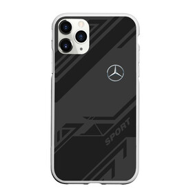 Чехол для iPhone 11 Pro матовый с принтом MERCEDES SPORT , Силикон |  | amg | auto | mercedes | sport | авто | автомобиль | автомобильные | амг | бренд | марка | машины | мерседес | спорт