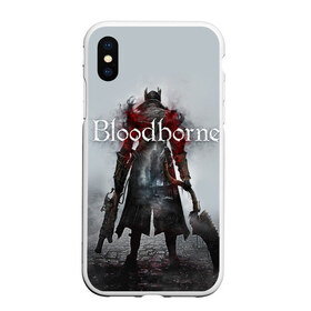 Чехол для iPhone XS Max матовый с принтом Bloodborne , Силикон | Область печати: задняя сторона чехла, без боковых панелей | Тематика изображения на принте: bb | fromsoftware | vicar amelia | амелия | бладборн | викарий | души | охотники | пиратs | порождение крови | руны