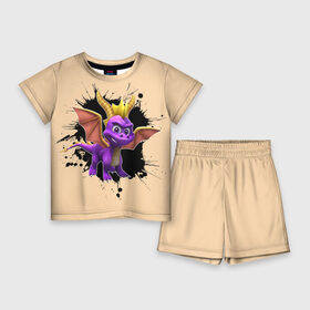 Детский костюм с шортами 3D с принтом Spyro ,  |  | spyro | спайро