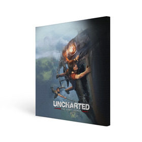 Холст квадратный с принтом Uncharted , 100% ПВХ |  | chloe | drake | elena | nathan | naughty dog | sully | анчартед | дрейк | натан | нейтан | ноти дог | пиратs | приключения | путь вора | салли | утраченное наследие