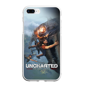 Чехол для iPhone 7Plus/8 Plus матовый с принтом Uncharted , Силикон | Область печати: задняя сторона чехла, без боковых панелей | chloe | drake | elena | nathan | naughty dog | sully | анчартед | дрейк | натан | нейтан | ноти дог | пиратs | приключения | путь вора | салли | утраченное наследие