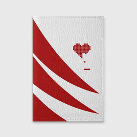 Обложка для паспорта матовая кожа с принтом Сердца красное , натуральная матовая кожа | размер 19,3 х 13,7 см; прозрачные пластиковые крепления | Тематика изображения на принте: abstract | geometry | geometry stripes | heart | texture | абстракция | геометрические полосы | геометрическое сердце | геометрия | любовь | сердечко | сердца | сердце | текстура