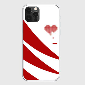 Чехол для iPhone 12 Pro Max с принтом ГЕОМЕТРИЧЕСКОЕ СЕРДЦЕ , Силикон |  | abstract | geometry | geometry stripes | heart | texture | абстракция | геометрические полосы | геометрическое сердце | геометрия | любовь | сердечко | сердца | сердце | текстура