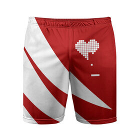 Мужские шорты 3D спортивные с принтом Сердца белое ,  |  | abstract | geometry | geometry stripes | heart | texture | абстракция | геометрические полосы | геометрическое сердце | геометрия | любовь | сердечко | сердца | сердце | текстура