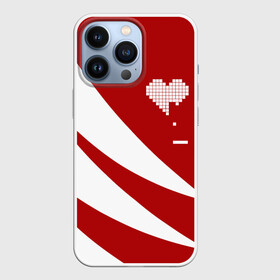 Чехол для iPhone 13 Pro с принтом ГЕОМЕТРИЧЕСКОЕ СЕРДЦЕ. ,  |  | abstract | geometry | geometry stripes | heart | texture | абстракция | геометрические полосы | геометрическое сердце | геометрия | любовь | сердечко | сердца | сердце | текстура