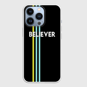 Чехол для iPhone 13 Pro с принтом Believer Imagine Dragons ,  |  | Тематика изображения на принте: рок