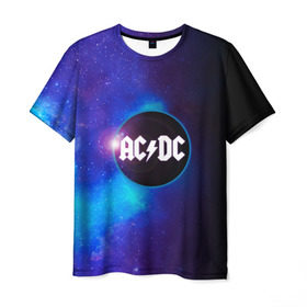 Мужская футболка 3D с принтом ACDC , 100% полиэфир | прямой крой, круглый вырез горловины, длина до линии бедер | ac dc | acdc | acdc ас дс | асдс | метал | молния | музыка | музыканты | певцы