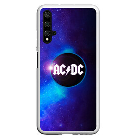 Чехол для Honor 20 с принтом ACDC , Силикон | Область печати: задняя сторона чехла, без боковых панелей | ac dc | acdc | acdc ас дс | асдс | метал | молния | музыка | музыканты | певцы