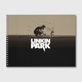 Альбом для рисования с принтом Linkin Park Meteora , 100% бумага
 | матовая бумага, плотность 200 мг. | Тематика изображения на принте: benington | bennington | chester | hybrid | linkin | linking | meteora | mike | park | shinoda | theory | бенингтон | беннингтон | линкин | линкинг | майк | метеора | парк | рок | честер | шинода