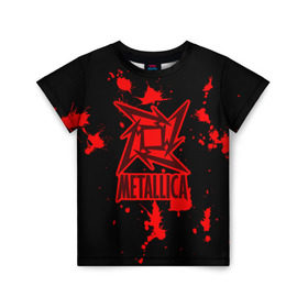 Детская футболка 3D с принтом Metallica , 100% гипоаллергенный полиэфир | прямой крой, круглый вырез горловины, длина до линии бедер, чуть спущенное плечо, ткань немного тянется | m | metallica | группа | джеймс хэтфилд | кирк хэмметт | ларс ульрих | метал | металика | металлика | миталика | музыка | роберт трухильо | рок | трэш | трэшметал | хард | хардрок | хеви | хевиметал