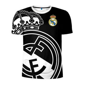 Мужская футболка 3D спортивная с принтом Real Madrid Exclusive , 100% полиэстер с улучшенными характеристиками | приталенный силуэт, круглая горловина, широкие плечи, сужается к линии бедра | Тематика изображения на принте: 2019 | мадрид | реал | форма | эксклюзив