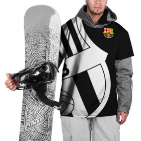 Накидка на куртку 3D с принтом Barcelona Exclusive , 100% полиэстер |  | 2019 | барселона | фк | форма | эксклюзив