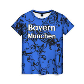 Женская футболка 3D с принтом Бавария Мюнхен , 100% полиэфир ( синтетическое хлопкоподобное полотно) | прямой крой, круглый вырез горловины, длина до линии бедер | белый | германия | игра | красный | лига | мюнхен | мяч | сборная | форма | футбол | чемпион