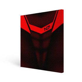 Холст квадратный с принтом Mass Effect N7 , 100% ПВХ |  | andromed | effect | n7 | альянс | ефект | игра | компьютерная | мас | масс | н7 | онлайн | программа | профессиональный военный код | сокрушитель n7 | фурия n7