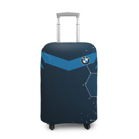 Чехол для чемодана 3D с принтом BMW SPORT , 86% полиэфир, 14% спандекс | двустороннее нанесение принта, прорези для ручек и колес | auto | bmw | color | logo | sport | авто | автомобиль | автомобильные | бмв | бренд | геометрия | лого | логотип | марка | соты | спорт | узор