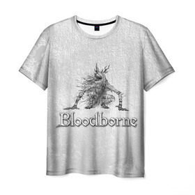 Мужская футболка 3D с принтом Bloodborne , 100% полиэфир | прямой крой, круглый вырез горловины, длина до линии бедер | bb | bloodborne | bloodbourne | fromsoftware | vicar amelia | амелия | бб | блад | бладборн | викарий | души | охотники | пиратs | порождение крови | руны