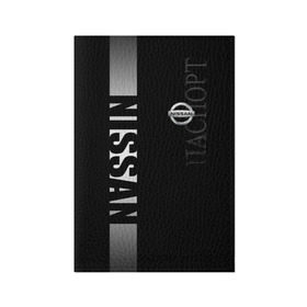 Обложка для паспорта матовая кожа с принтом NISSAN SPORT , натуральная матовая кожа | размер 19,3 х 13,7 см; прозрачные пластиковые крепления | motor | nissan | авто | лого | машина | ниссан | тачка