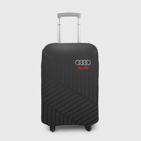 Чехол для чемодана 3D с принтом AUDI SPORT , 86% полиэфир, 14% спандекс | двустороннее нанесение принта, прорези для ручек и колес | Тематика изображения на принте: audi | auto | авто | ауди | бренд | марка | машина