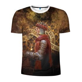 Мужская футболка 3D спортивная с принтом Charles IV , 100% полиэстер с улучшенными характеристиками | приталенный силуэт, круглая горловина, широкие плечи, сужается к линии бедра | deliverance | kingdom come | kingdom come deliverance | knight | кингдам кам | король | рыцарь | средневековье | средние века
