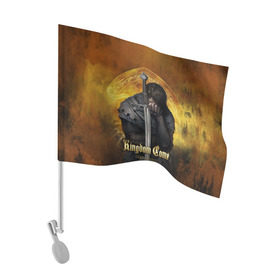 Флаг для автомобиля с принтом Sad Henry , 100% полиэстер | Размер: 30*21 см | kingdom come deliverance | knight | кингдам кам | король | рыцарь | средневековье | средние века