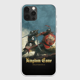 Чехол для iPhone 12 Pro Max с принтом Kingdom fight , Силикон |  | deliverance | kingdom come | kingdom come deliverance | knight | кингдам кам | король | рыцарь | средневековье | средние века
