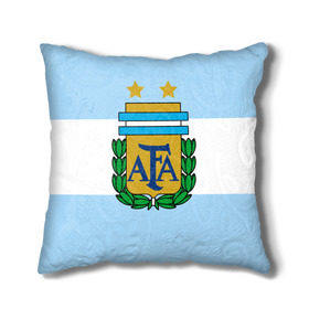 Подушка 3D с принтом Сборная Аргентины флаг , наволочка – 100% полиэстер, наполнитель – холлофайбер (легкий наполнитель, не вызывает аллергию). | состоит из подушки и наволочки. Наволочка на молнии, легко снимается для стирки | аргентина | спорт | футбол
