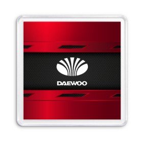 Магнит 55*55 с принтом DAEWOO SPORT , Пластик | Размер: 65*65 мм; Размер печати: 55*55 мм | Тематика изображения на принте: auto | car | daewoo | автомобиль | марка