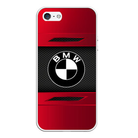 Чехол для iPhone 5/5S матовый с принтом BMW SPORT , Силикон | Область печати: задняя сторона чехла, без боковых панелей | auto | bmw | car | автомобиль | бмв | марка