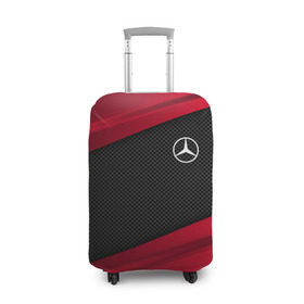Чехол для чемодана 3D с принтом MERCEDES BENZ SPORT , 86% полиэфир, 14% спандекс | двустороннее нанесение принта, прорези для ручек и колес | auto | car | carbon | mercedes | mercedes benz | автомобиль | машина | мерседес