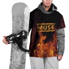 Накидка на куртку 3D с принтом Muse , 100% полиэстер |  | muse | доминик ховард | крис уолстенхолм | муза | мэттью беллами | рок группа