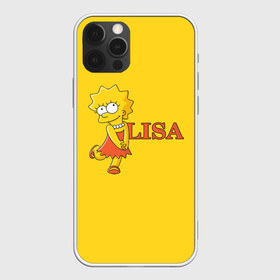 Чехол для iPhone 12 Pro Max с принтом Lisa , Силикон |  | simpsons | елизавета | лиза | лизон | симпсоны