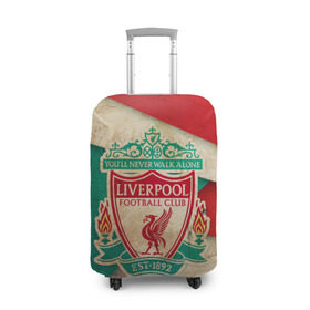 Чехол для чемодана 3D с принтом Ливерпуль олд , 86% полиэфир, 14% спандекс | двустороннее нанесение принта, прорези для ручек и колес | fc liverpool | football | liverpool | soccer | ливер | ливерпуль | лига чемпионов | фк ливерпуль | футбол