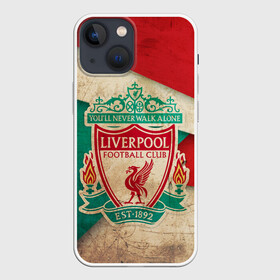 Чехол для iPhone 13 mini с принтом Ливерпуль олд ,  |  | Тематика изображения на принте: fc liverpool | football | liverpool | soccer | ливер | ливерпуль | лига чемпионов | фк ливерпуль | футбол