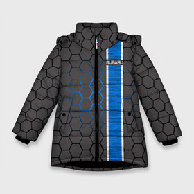 Зимняя куртка для девочек 3D с принтом Subaru , ткань верха — 100% полиэстер; подклад — 100% полиэстер, утеплитель — 100% полиэстер. | длина ниже бедра, удлиненная спинка, воротник стойка и отстегивающийся капюшон. Есть боковые карманы с листочкой на кнопках, утяжки по низу изделия и внутренний карман на молнии. 

Предусмотрены светоотражающий принт на спинке, радужный светоотражающий элемент на пуллере молнии и на резинке для утяжки. | subaru | авто | автомобиль | лого | машина | субару