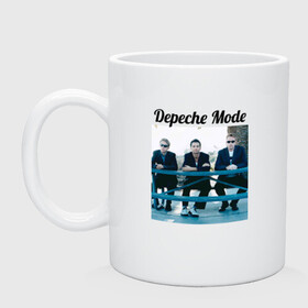 Кружка керамическая с принтом Depeche mode , керамика | объем — 330 мл, диаметр — 80 мм. Принт наносится на бока кружки, можно сделать два разных изображения | depeche mode | депеш мод. | музыка