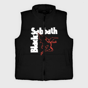 Мужской жилет утепленный 3D с принтом BLACK SABBATH. ,  |  | black sabbath | билл уорд | блэк саббат | британская рок группа | гизер батлер | группа | музыка | оззи осборн | рок | тони айомми | хеви метал
