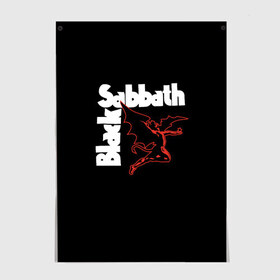 Постер с принтом BLACK SABBATH. , 100% бумага
 | бумага, плотность 150 мг. Матовая, но за счет высокого коэффициента гладкости имеет небольшой блеск и дает на свету блики, но в отличии от глянцевой бумаги не покрыта лаком | black sabbath | билл уорд | блэк саббат | британская рок группа | гизер батлер | группа | музыка | оззи осборн | рок | тони айомми | хеви метал