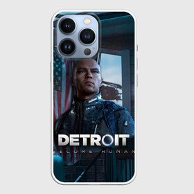 Чехол для iPhone 13 Pro с принтом Detroit: Become Human   Markus ,  |  | connor | cyberlife | deviant | ps4 | rk800 |  detroit: become human | детроит | детроит: стать человеком | игры | коннор | пиратs | эксклюзив