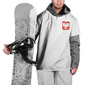 Накидка на куртку 3D с принтом Польша домашняя форма , 100% полиэстер |  | Тематика изображения на принте: 